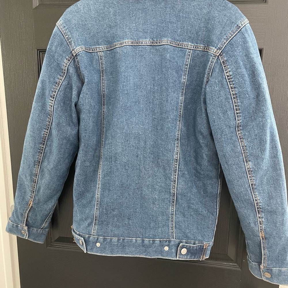 Sherpa lined jean jacket - Picture 2 of 2